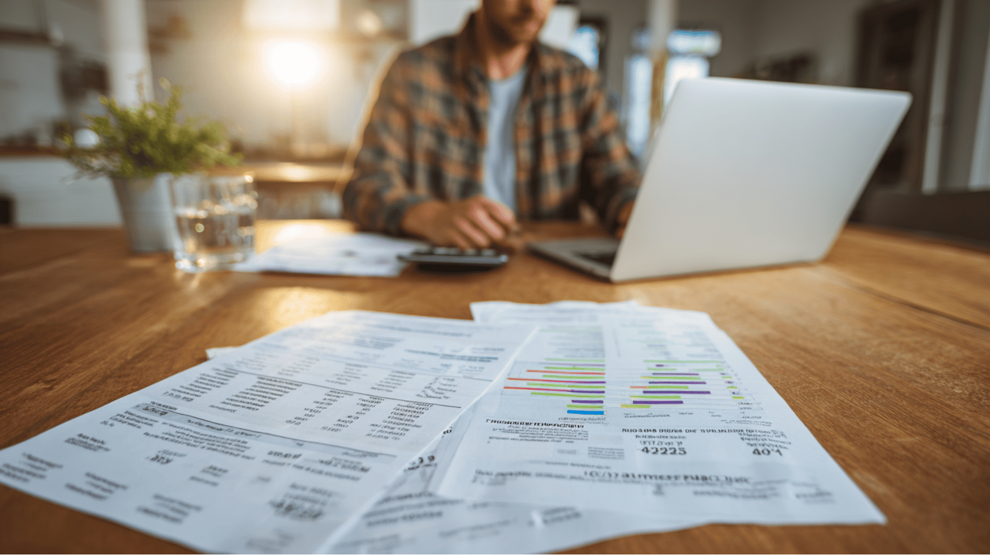 homeowner reviewing energy savings and benefits after a home energy audit