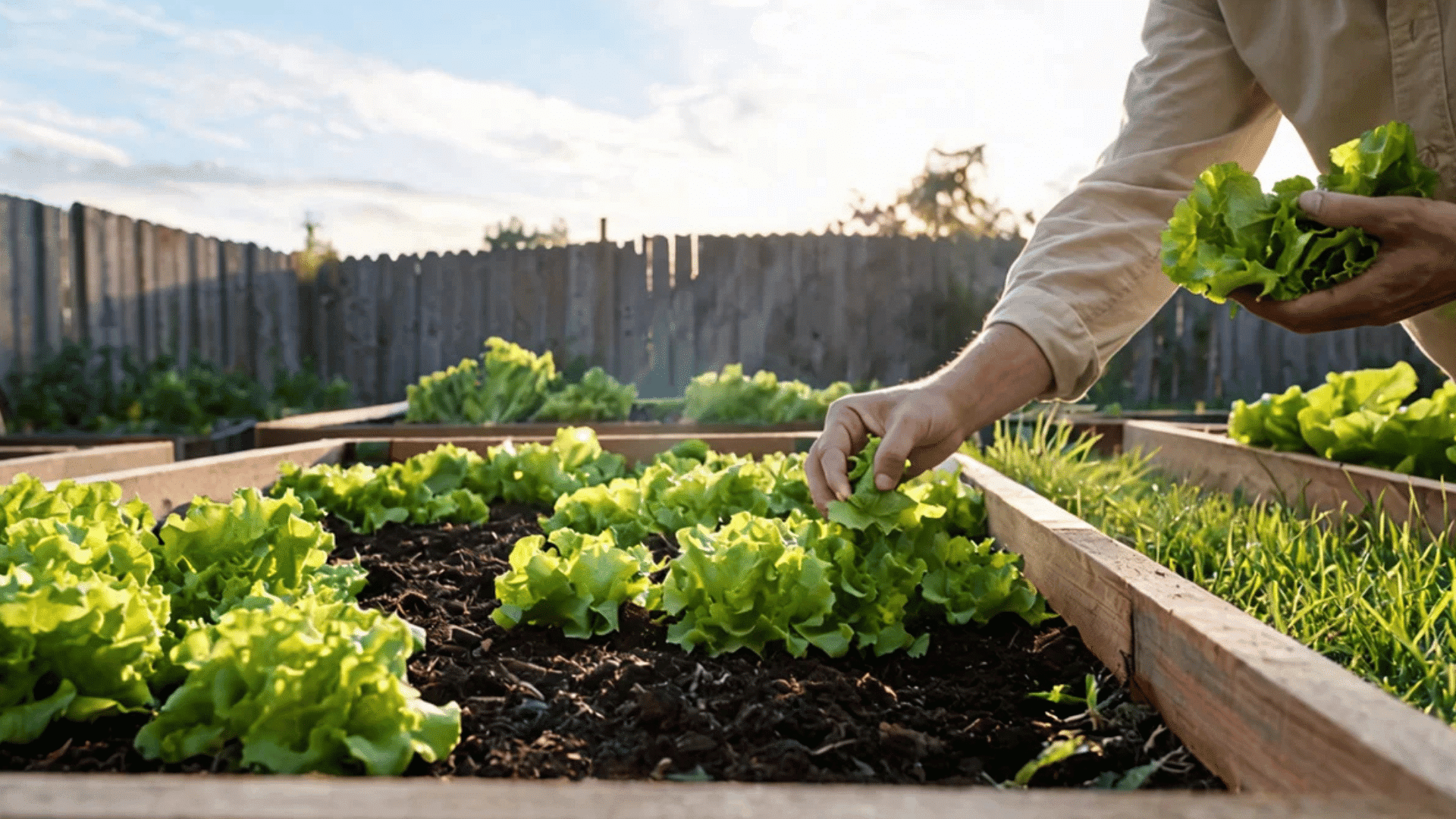 how to grow lettuce that tastes better in a sunny backyard garden