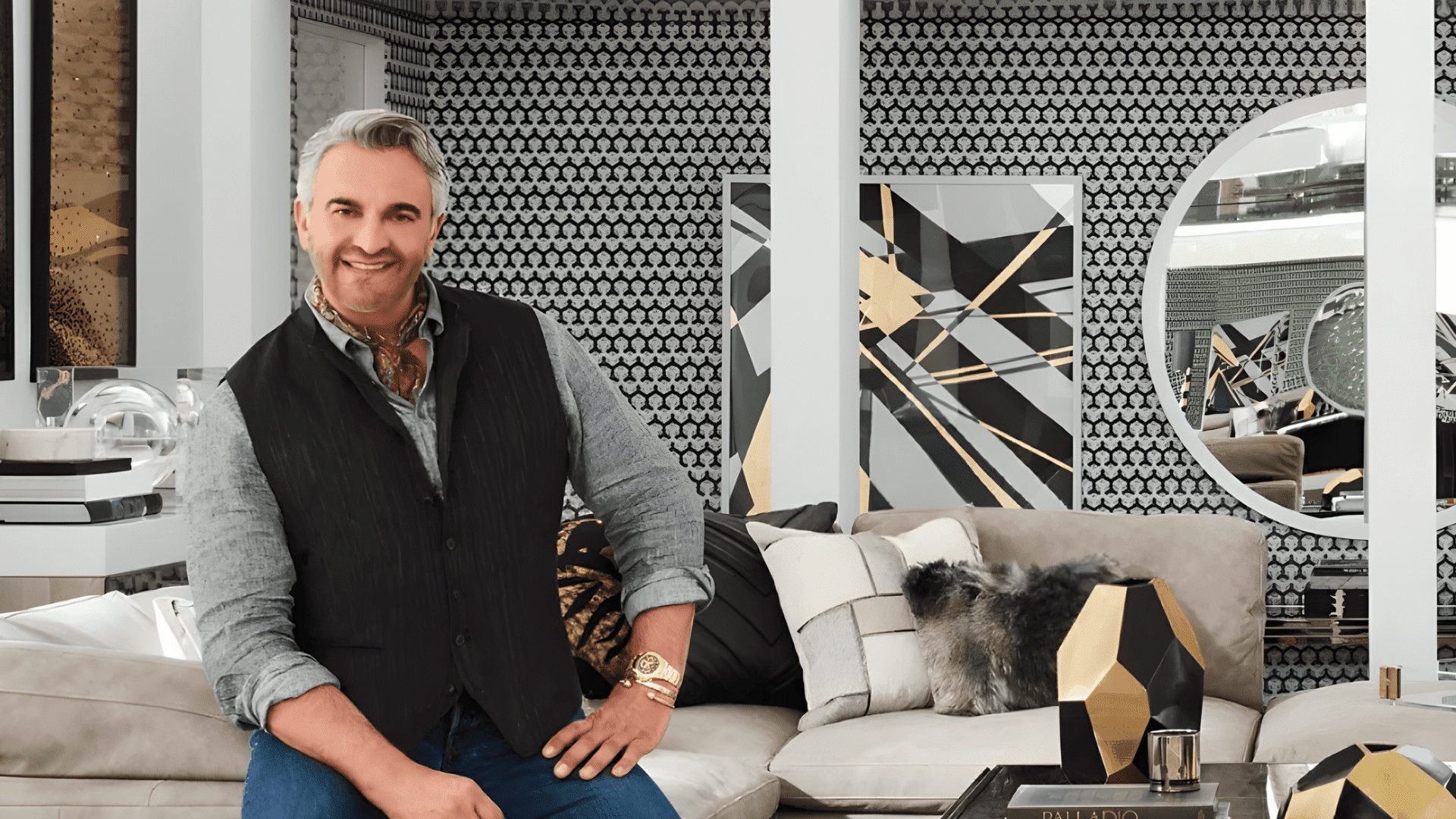 martyn lawrence bullard in a rich interior space showing his global inspired and detailed design style (1)
