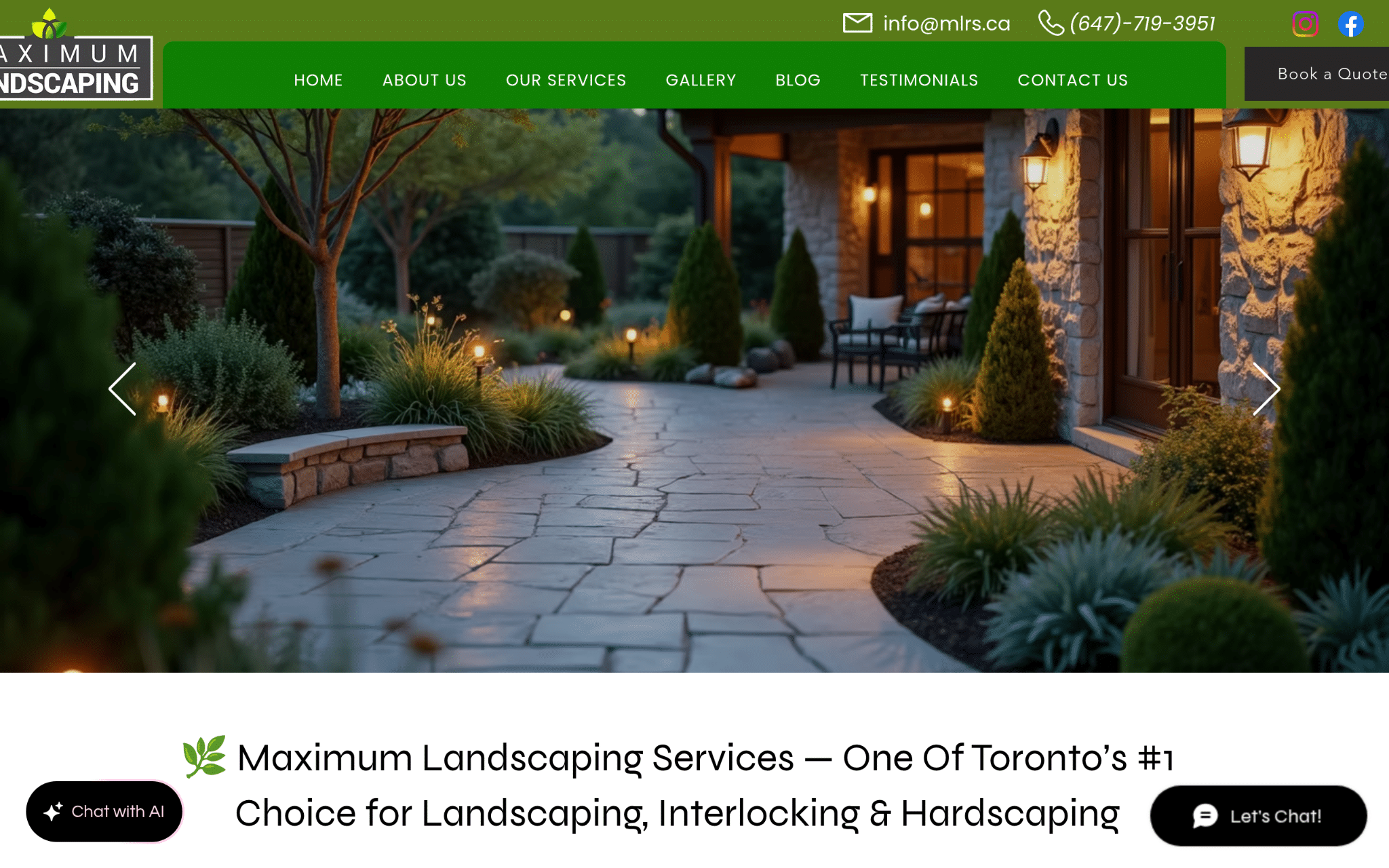 Maximum Landscaping Screenshot