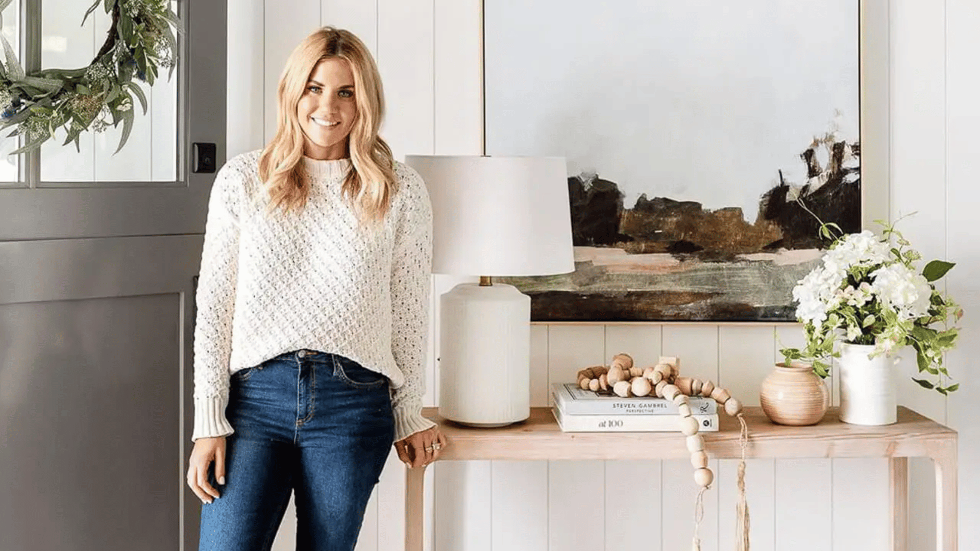 shea mcgee in a bright modern home interior featuring neutral tones and clean layered design style elements