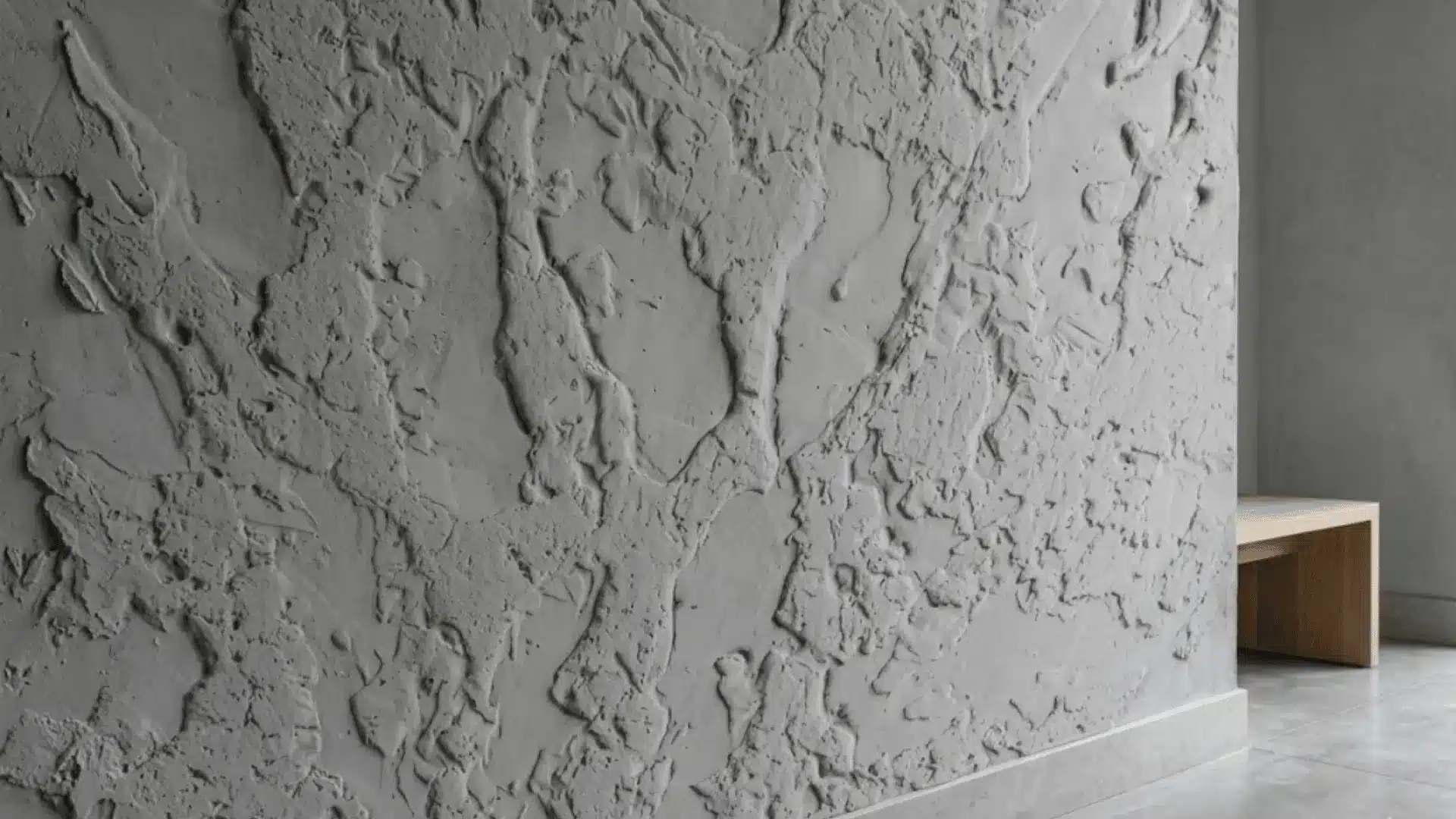 hawk and trowel wall texture with layered overlapping trowel strokes and handcrafted finish in a refined interior