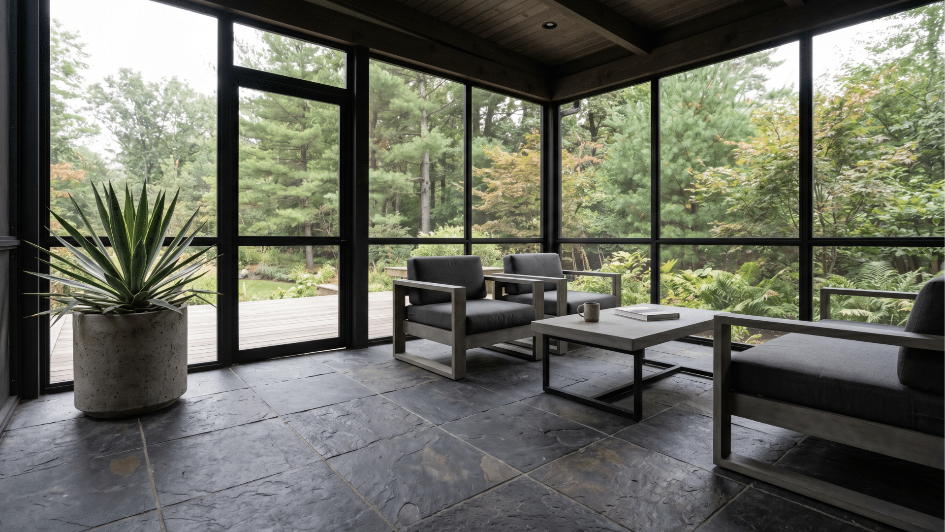 48 a modern house with a spacious open porch for relaxing