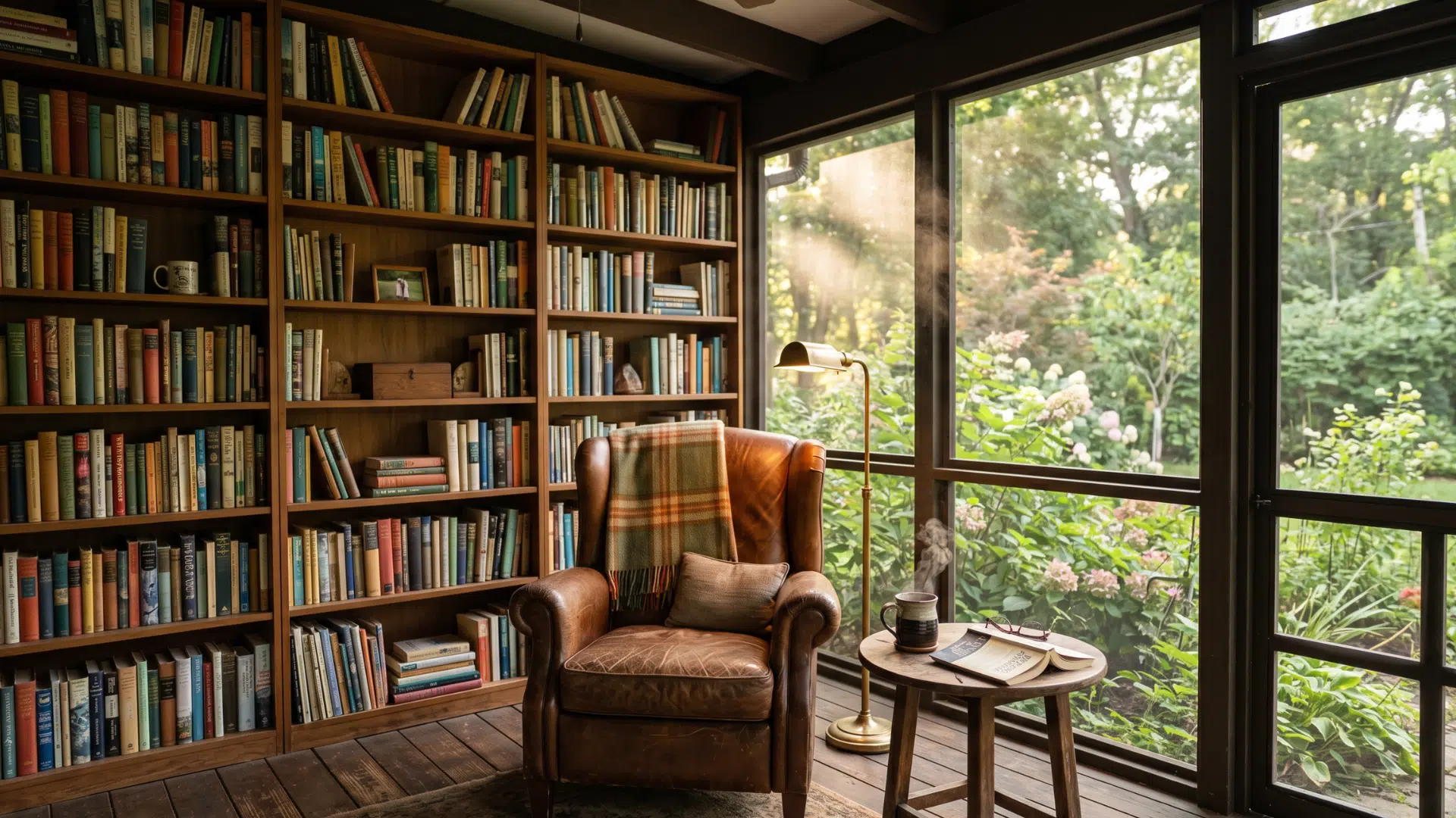 59 a library in a screen porch is a great idea to enjoy your day with book with a beautiful view