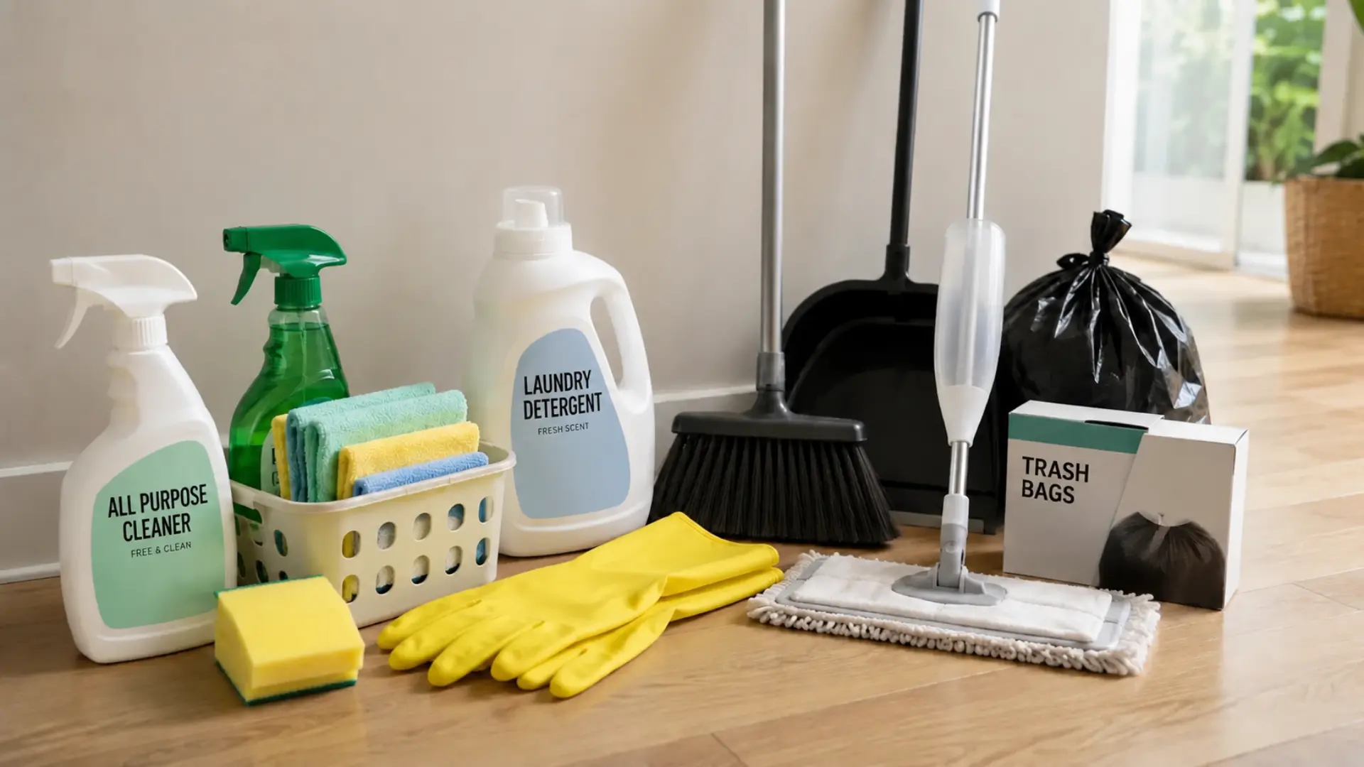 cleaning supplies essentials
