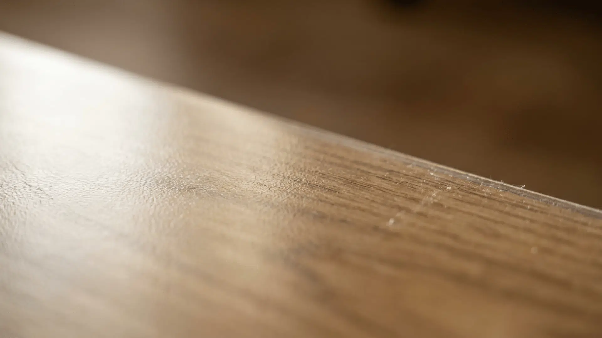 close up of spc wear layer protecting floor from scratches scuffs and daily household damage