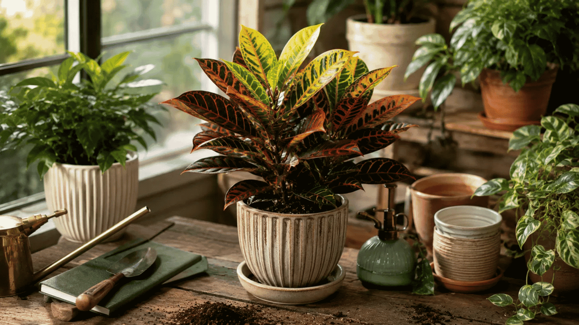 complete guide to croton plant care covering light water soil and pruning for vibrant leaf color