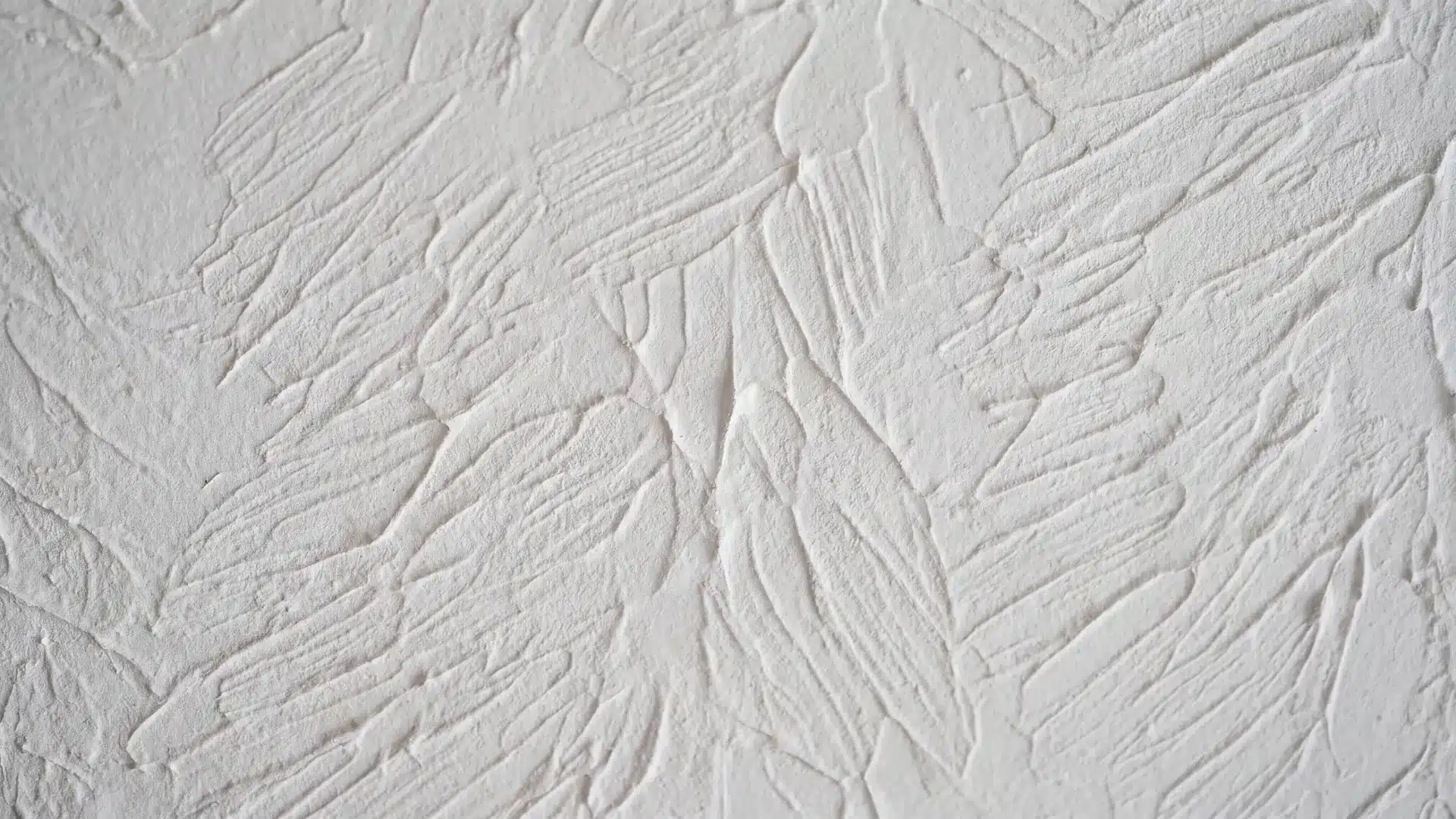 crows foot ceiling texture with soft stipple brush pattern resembling bird footprints in joint compound