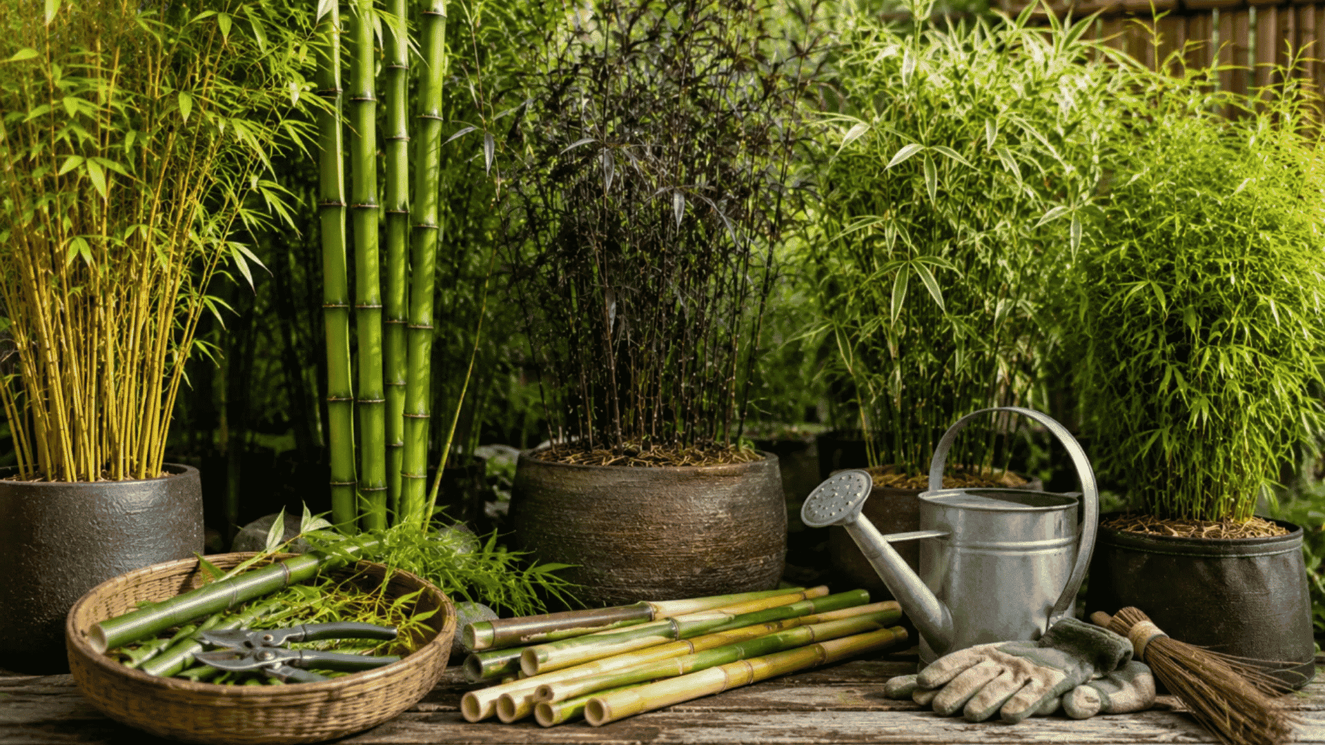 essential tools and bamboo varieties every gardener needs for successful care