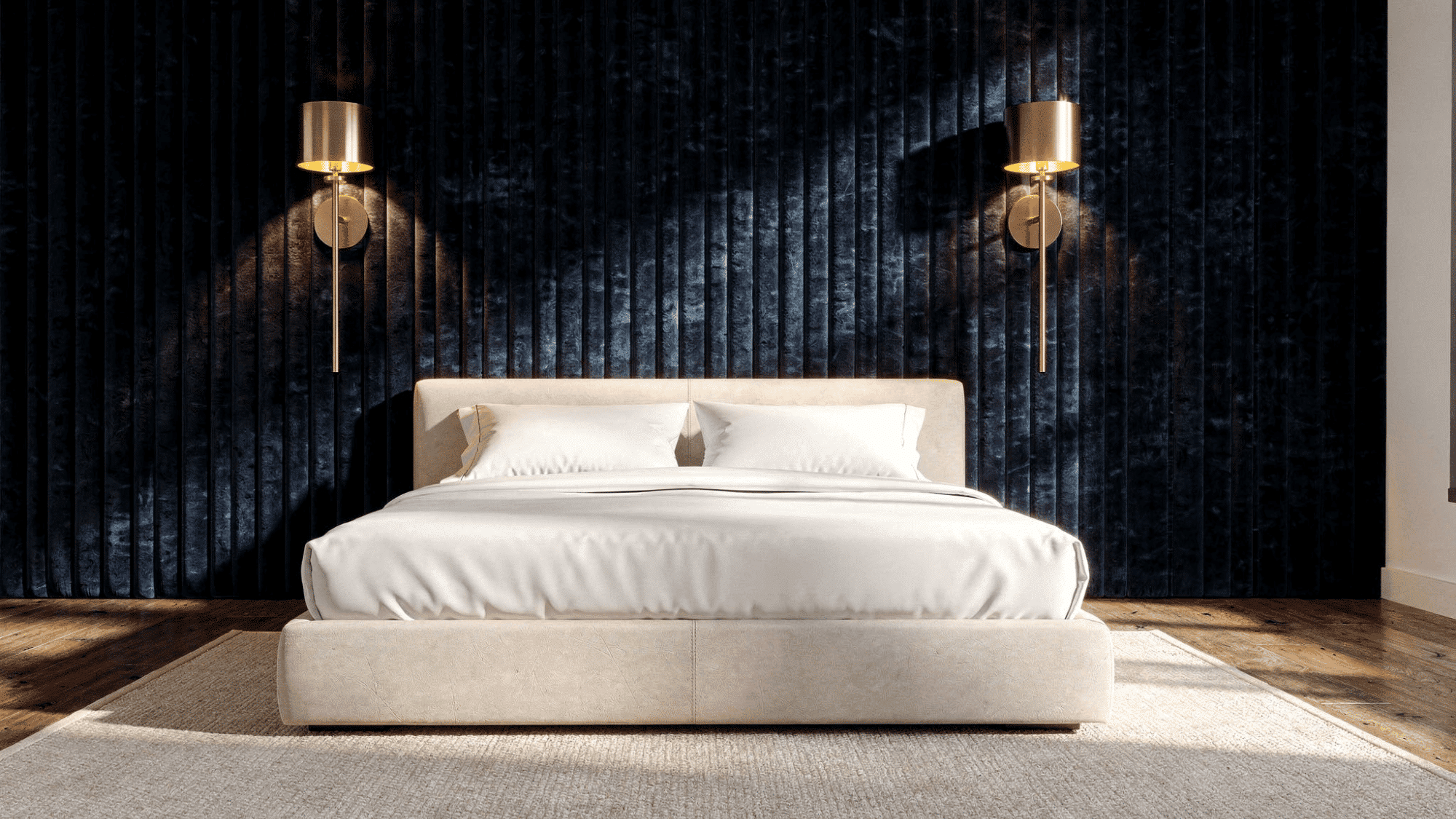 Fabric-Upholstered Accent Walls