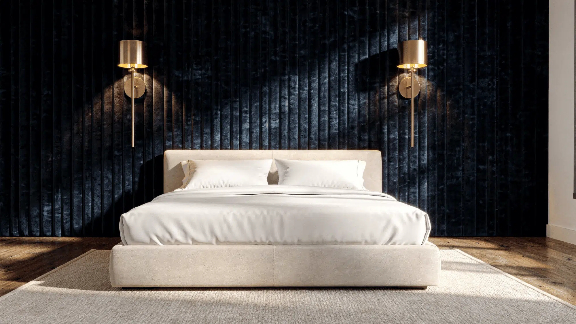 Fabric-Upholstered Accent Walls