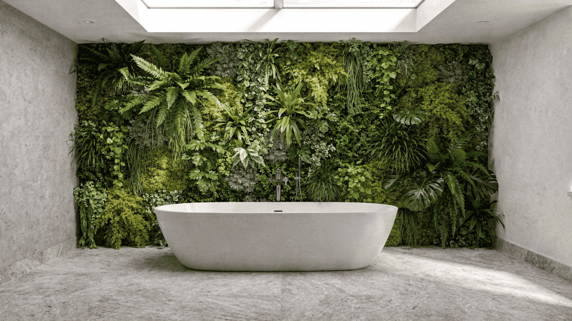 Hanging Plants Accent Walls