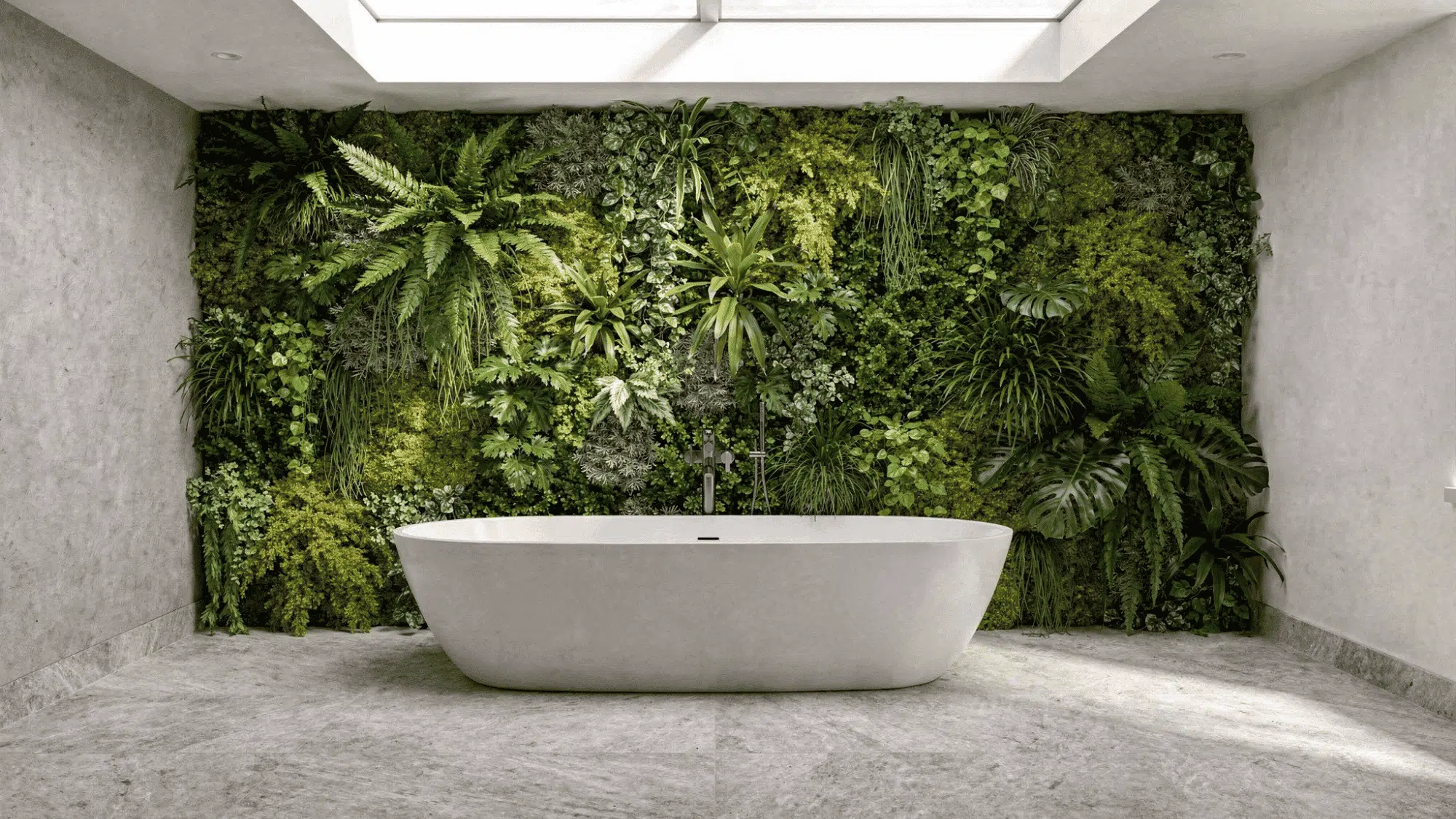 Hanging Plants Accent Walls