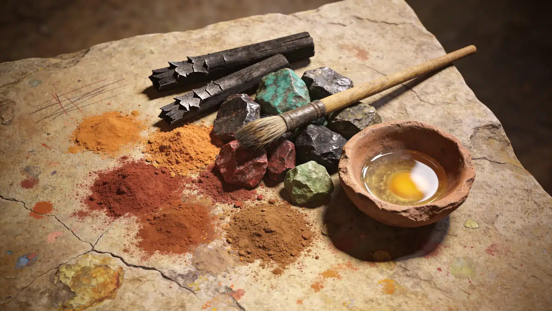 history-of-paint-materials
