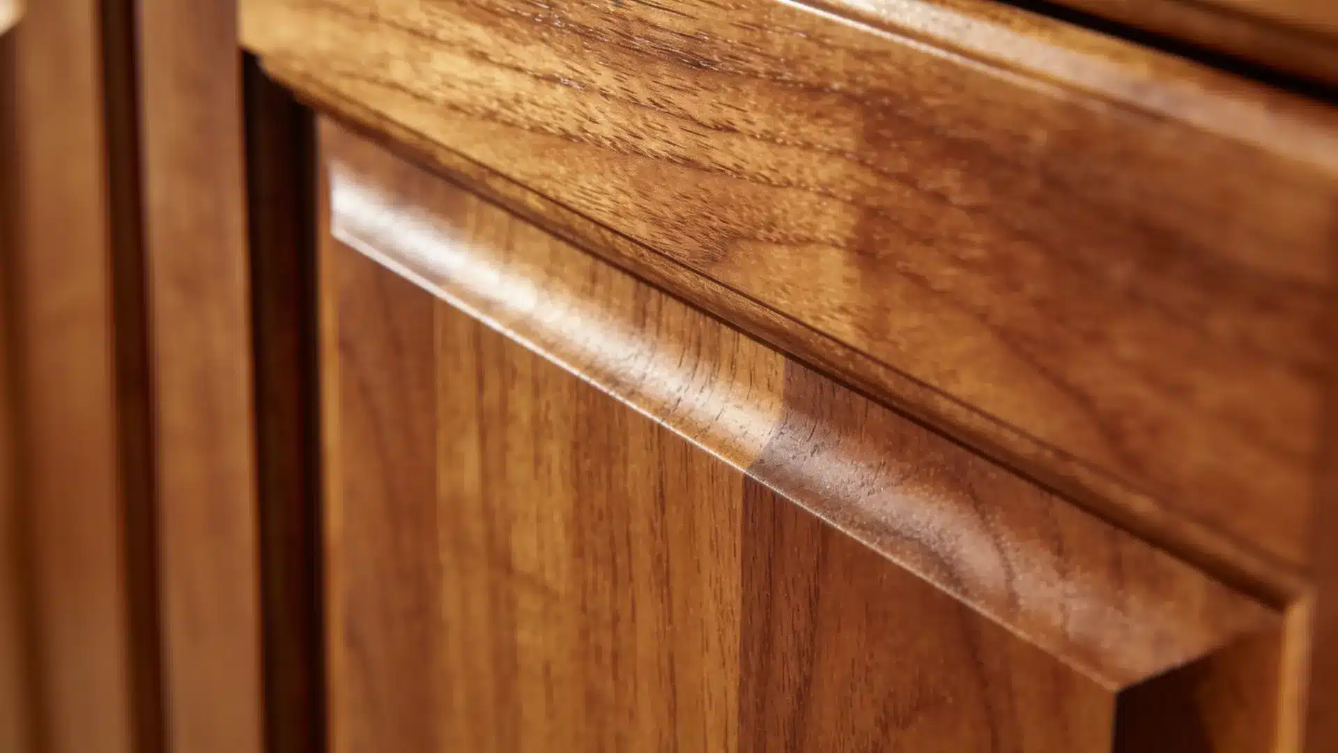 solid wood cabinets with natural grain