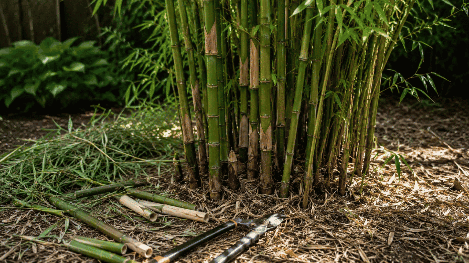 thinning bamboo culms the right way for a healthier and more open grove