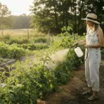 using baking soda for plants the right way with garden tools and potted herbs