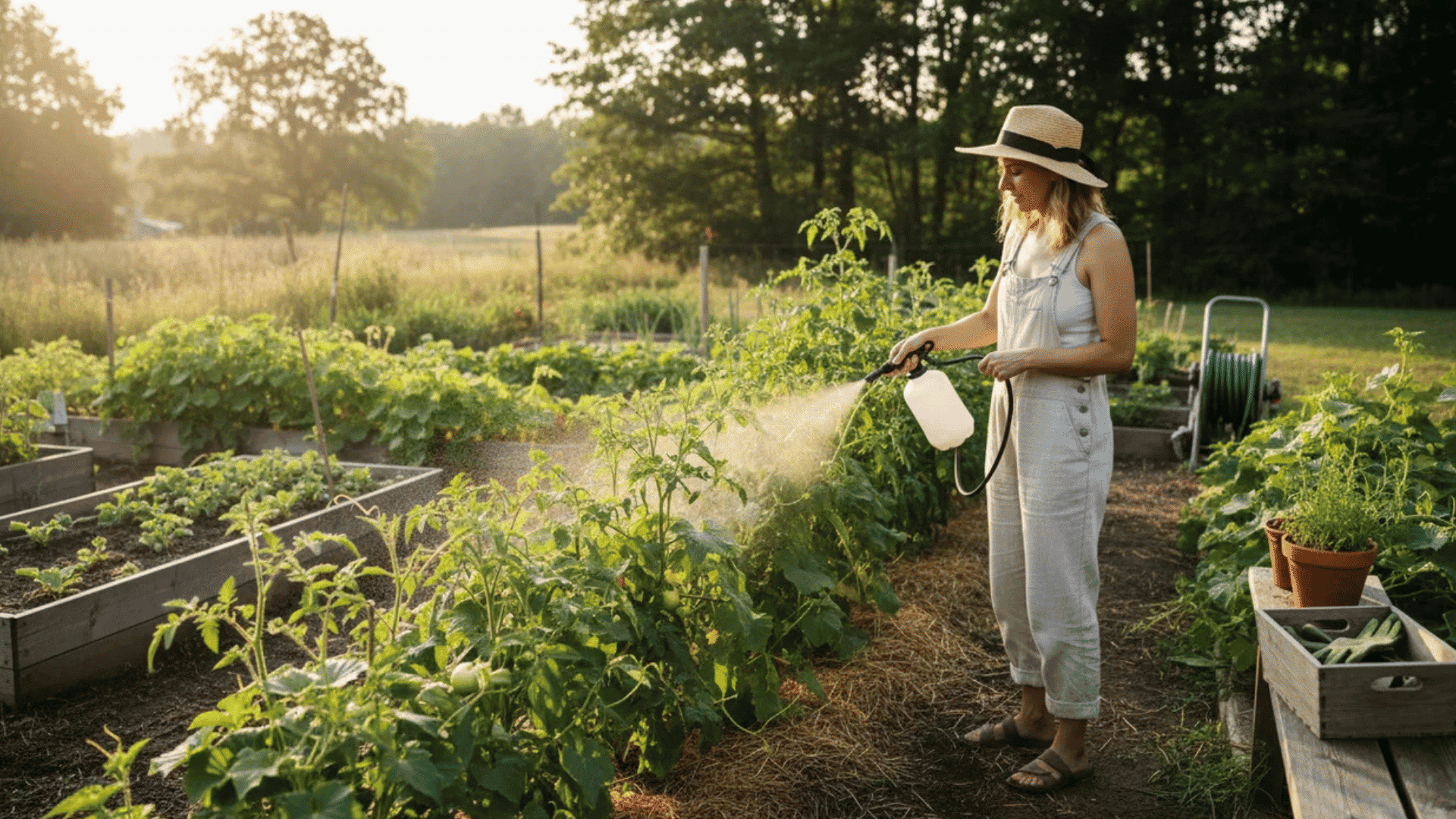 using baking soda for plants the right way with garden tools and potted herbs