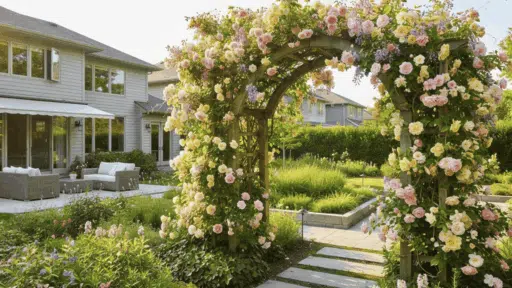 what is a trellis simple guide for homeowners with flower covered garden arch