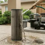 how to clean a pool filter cartridge method and schedule
