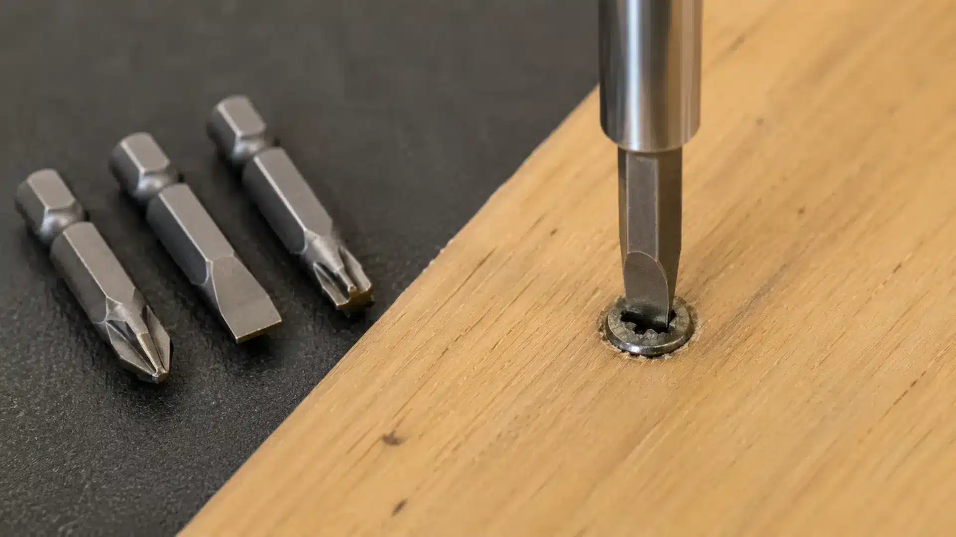 switching to a larger flathead or torx bit can grip a stripped screw when the original bit fails