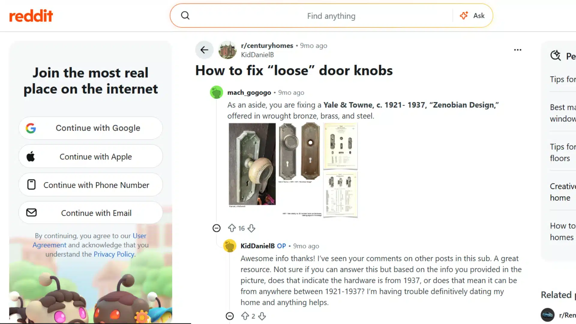 what real homeowners say about fixing old doorknobs
