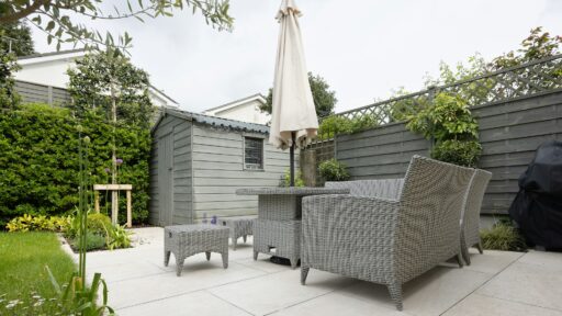 Backyard tiles