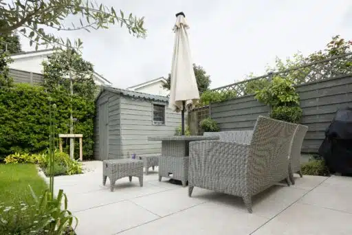 Backyard tiles