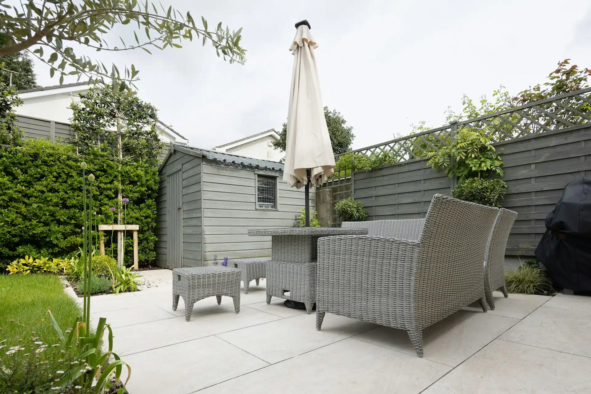 Backyard tiles
